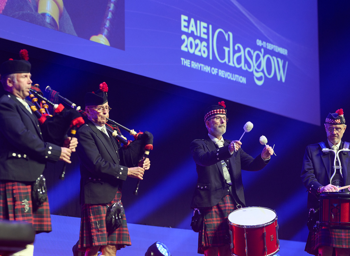 Glasgow flair at our closing plenary 